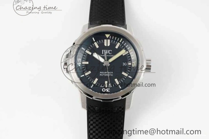 MIROTIME 1229 TechFriendly Aquatimer SS IW3290 RSF 1:1 Best Edition Black Dial on Black Rubber Strap A 7076